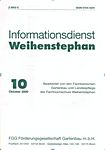 Abb. 04 Informationsdienst Weihenstephan 2000 (Quelle: Archiv Infodienst HSWT)