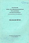 Abb. 27 HÖSSLIN , R., 1968: Jahresbericht Staatliche Lehr- und Forschungsanstalt Weihenstephan 1967/68, Obst- und Gartenbauverlag, München