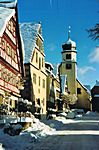 Abb 06 . Langenburg im Schnee 2010 ( Bild Krivka, O.)