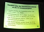 A 6 Die Entwiclung an der Fak. Gartenbau und Lebensmitteltechnologie (Quelle: Mac Carthaigh)