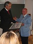 40 Verleihung eines Ehrensenators der FHW durch Präsident Heiler an Herrn Albert Weber der Firma Dehner