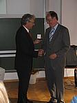 43 Präsidnet Heiler zeichnet Prof. Dr. Dr. h.c. Herz mit der ersten Ehrenmedaille der FHW aus